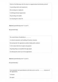 MGT 602 Quiz 2