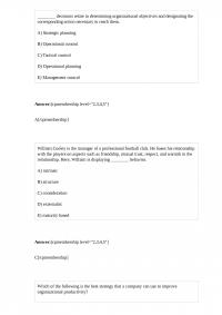 Management 595 Midterm 2