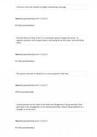 JD 465 Quiz 1