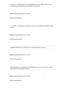 ECB 672 Quiz 1