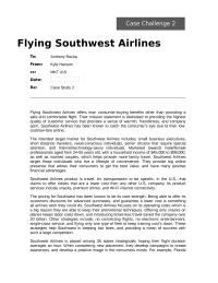 Southwest Airlines Case