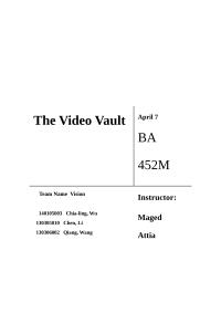 The Video Vault