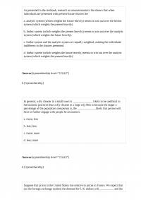 MicroEconomic 337 Quiz