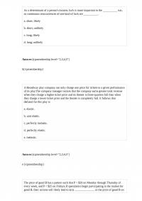 Economics 452 Quiz 2