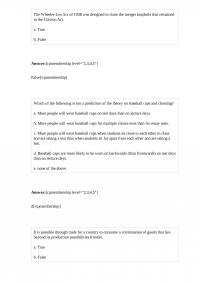 MicroEconomic 112 Midterm 2