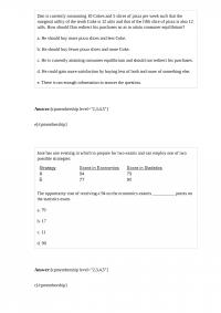 MicroEconomic 153 Quiz 2