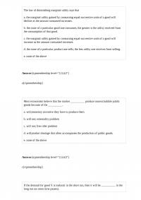 Economics 819 The law of