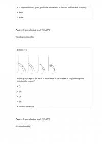 ECON E 376 Quiz 1 It is