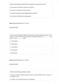 ECB 290 Which of the following