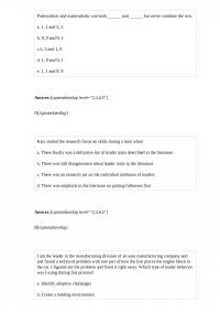 Management 685 Test 2