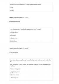 MGT 760 Test 2