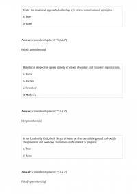 MGT 688 Quiz 1