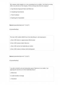 MGT 627 Test 2