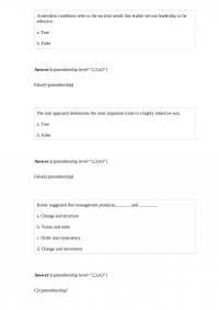 MGT 331 Test 1
