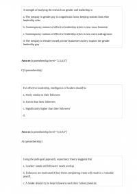 Management 398 Quiz 3