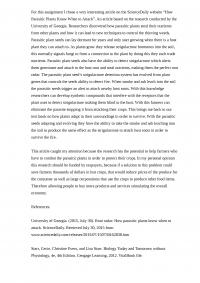 Assignment1 Biology Article