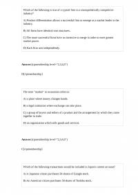 Economics 155 Quiz