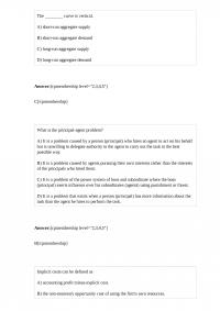 ECON 715 Test 1