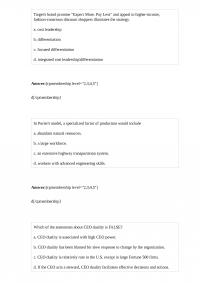 BUA 831 Test 1