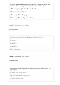 The Most Numerous Of The Following Organizational Characteristics Are