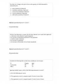 ECON E 858 Test 1