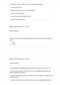 Economics 701 Test 2