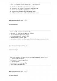 Economics 101 Final