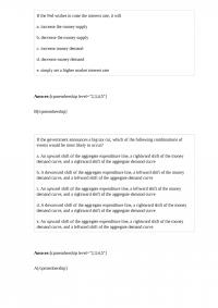 Economics 765 Quiz 3