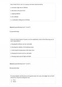 ECON 309 Test 2