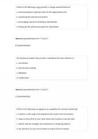 MSC 465 Test 2