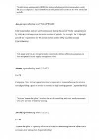Management 227 Quiz 3
