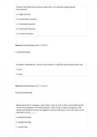 BUS 382 Quiz 3