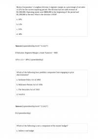 ACCT 384 Homework