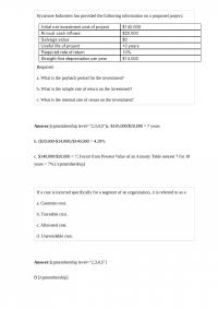 Accounting 167 Midterm 2