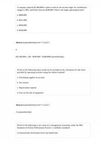 MET MG 213 Quiz 2