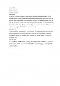Business law Jude St JohnBusiness