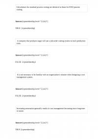 Accounting 634 Quiz 3