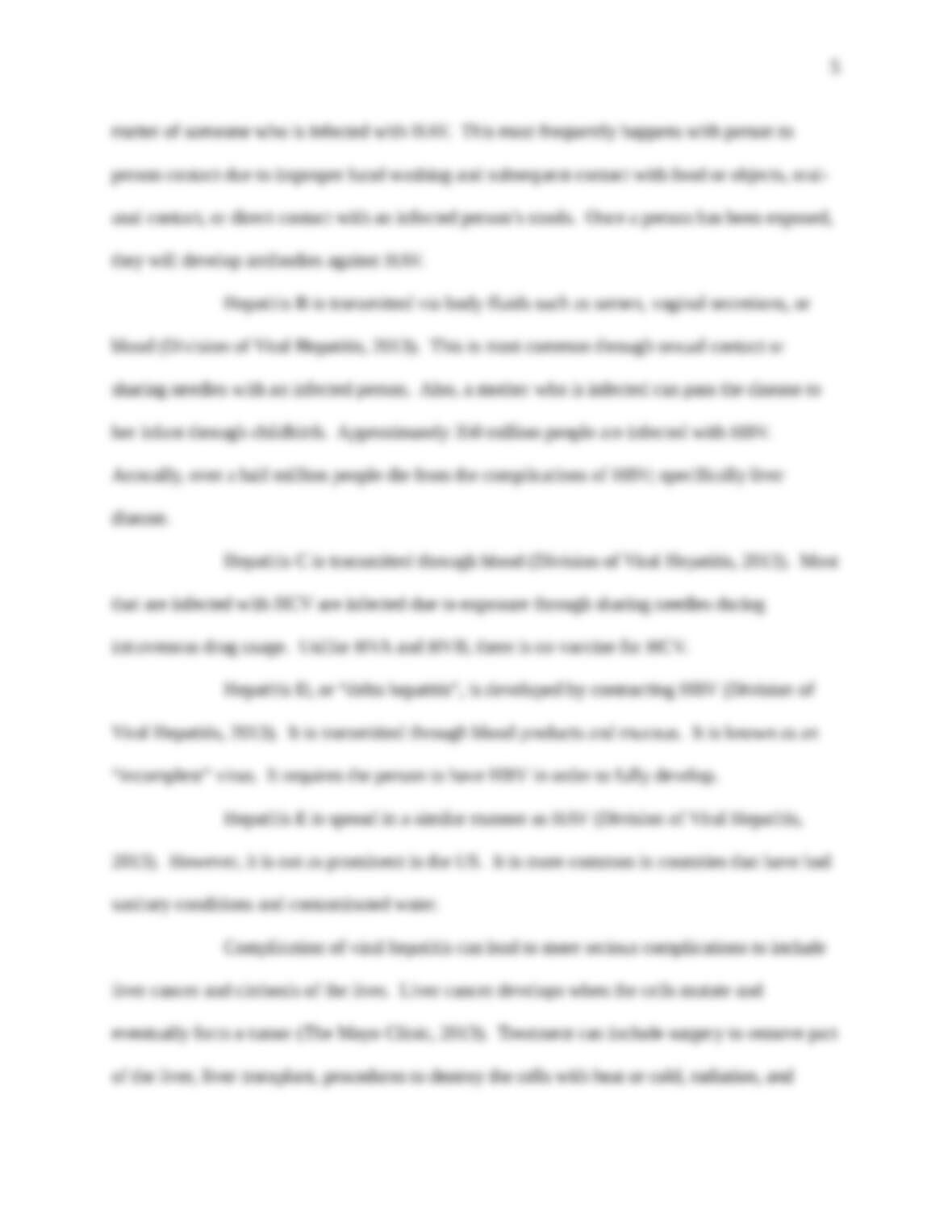 Viral hepatitis diagnosis image