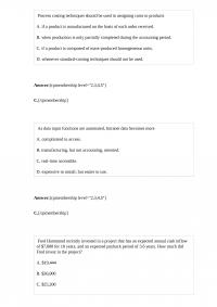 AC 427 Process costing techniques