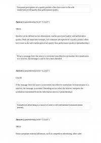 Marketing 729 Test