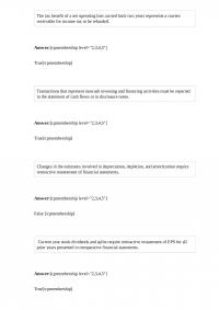 Accounting 888 Quiz