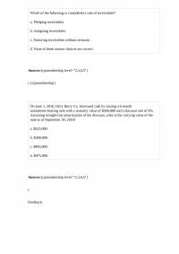 ACCT 632 Test 1