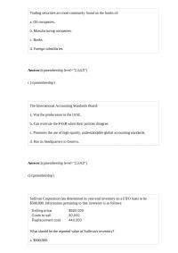 AC 610 Trading securities are most