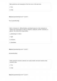 Marketing 341 Midterm
