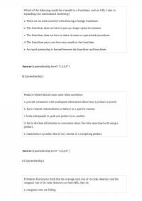 Marketing 305 Quiz 1