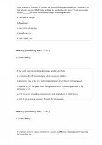 Marketing 842 Test 1