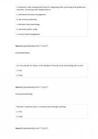 Marketing 296 Quiz 3