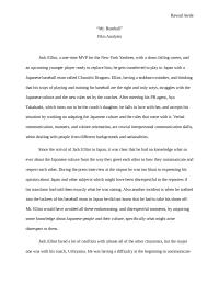“Mr. Baseball” – Film Analysis