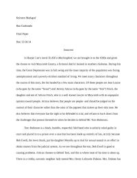 To Kill a Mockingbird novel