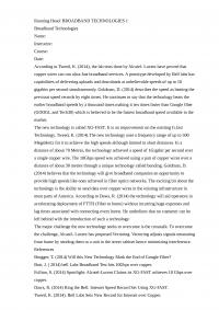 Broadband Technologies